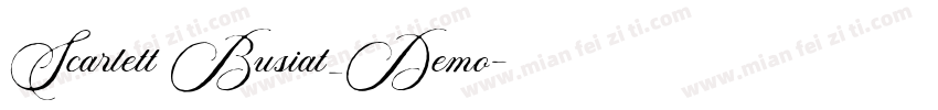 Scarlett Busiat_Demo字体转换